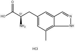 (R)-2-amino-3-(7-methyl-1H-indazol-5-yl)propanoic acid dihydrochloride Structure