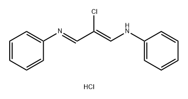 Benzenamine, N-[(2Z)-2-chloro-3-(phenylamino)-2-propen-1-ylidene]-, hydrochloride (1:1), [N(E)]- Structure