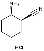 trans-2-aminocyclohexane-1-carbonitrile Structure