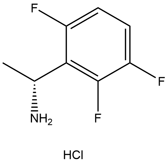 (R)-1-(2,3,6-trifluorophenyl)ethan-1-amine hydrochloride Structure