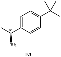 Benzenemethanamine, 4-(1,1-dimethylethyl)-α-methyl-, hydrochloride (1:1), (αS)- Structure