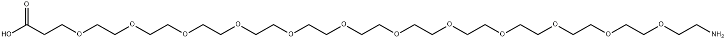 H2N-PEG12-CH2CH2COOH Structure