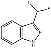 3-(difluoromethyl)-1H-indazole 구조식 이미지