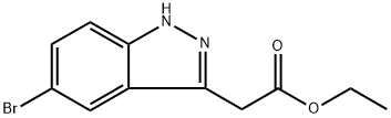 ethyl 2-(5-bromo-1H-indazol-3-yl)acetate Structure