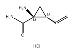 Cyclopropanecarboxamide,1-amino-2-ethenyl-,hydrochloride(1:1),(1S,2R)- 구조식 이미지