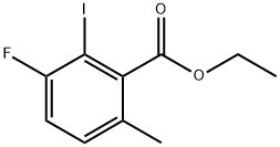 Ethyl 3-fluoro-2-iodo-6-methylbenzoate 구조식 이미지