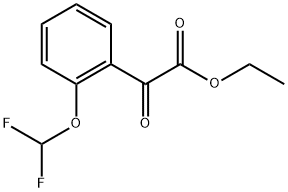 ethyl 2-(2-(difluoromethoxy)phenyl)-2-oxoacetate Structure