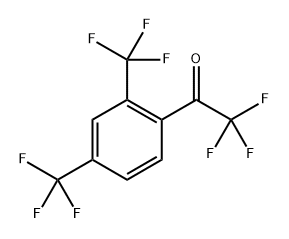 1-(2,4-Bis-trifluoromethyl-phenyl)-2,2,2-trifluoro-ethanone Structure