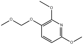 2,6-Dimethoxy-3-(methoxymethoxy)-pyridine Structure