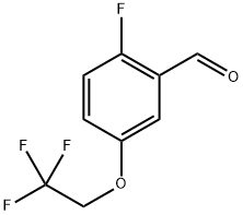 2-Fluoro-5-(2,2,2-trifluoroethoxy)benzaldehyde Structure