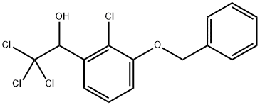 1-(3-(Benzyloxy)-2-chlorophenyl)-2,2,2-trichloroethanol Structure