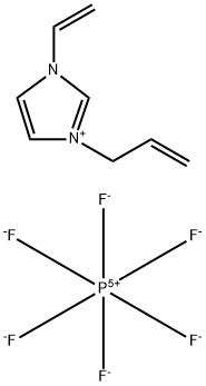 1H-Imidazolium, 3-ethenyl-1-(2-propen-1-yl)-, hexafluorophosphate(1-) (1:1) Structure