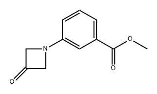 methyl 3-(3-oxoazetidin-1-yl)benzoate 구조식 이미지