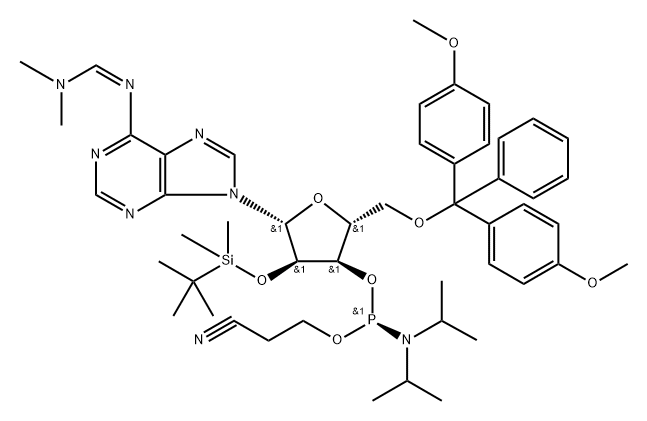 RNA "A" phosphoramidite Structure