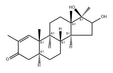 16-Hydroxy Methylstenbolone Structure