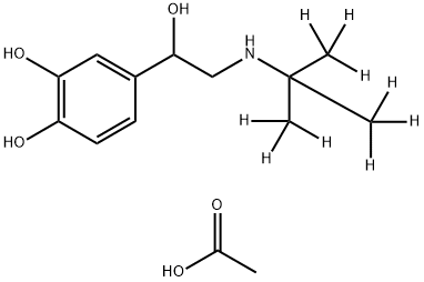 Colterol-D9 acetate Structure