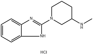 1-(1H-benzo[d]imidazol-2-yl)-N-methylpiperidin-3-amine hydrochloride 구조식 이미지