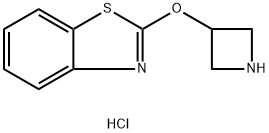 2-(azetidin-3-yloxy)-1,3-benzothiazole
hydrochloride Structure