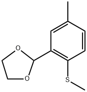 2-(5-methyl-2-(methylthio)phenyl)-1,3-dioxolane Structure