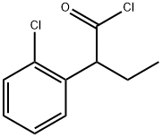 Benzeneacetyl chloride, 2-chloro-α-ethyl- Structure