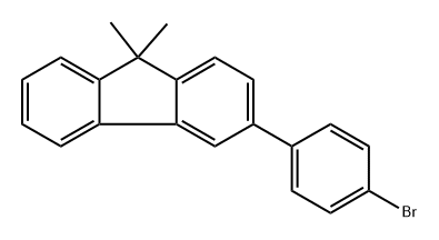 3-(4-Bromophenyl)-9,9-dimethyl-9H-fluorene Structure