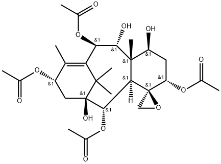 1-hydroxy-7,9-dideacetylbaccatin I 구조식 이미지