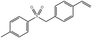 1-Ethenyl-4-[[(4-methylphenyl)sulfonyl]methyl]benzene Structure