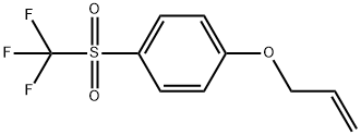 1-(2-Propen-1-yloxy)-4-[(trifluoromethyl)sulfonyl]benzene Structure