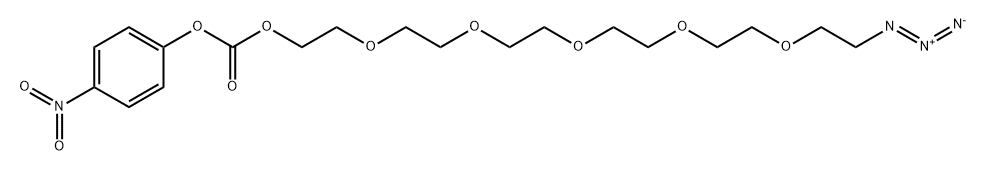 Azido-PEG6-4-nitrophenyl carbonate 구조식 이미지