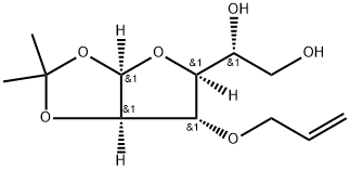 α-D-Galactofuranose, 1,2-O-(1-methylethylidene)-3-O-2-propen-1-yl- Structure