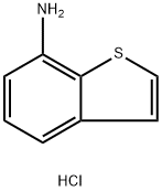 1-benzothiophen-7-amine hydrochloride 구조식 이미지