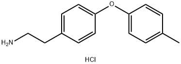 2-[4-(4-methylphenoxy)phenyl]ethan-1-amine hydrochloride 구조식 이미지