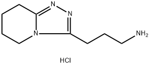 3-{5H,6H,7H,8H-[1,2,4]triazolo[4,3-a]pyridin-3-yl}propan-1-amine dihydrochloride Structure