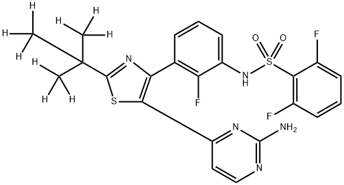 Dabrafenib-D9 Structure