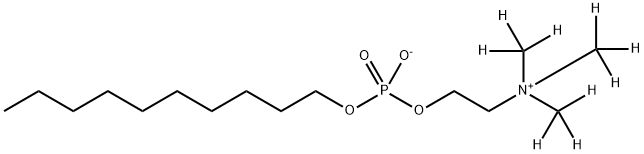 [2H9]-n-Decyl Phosphocholine 구조식 이미지