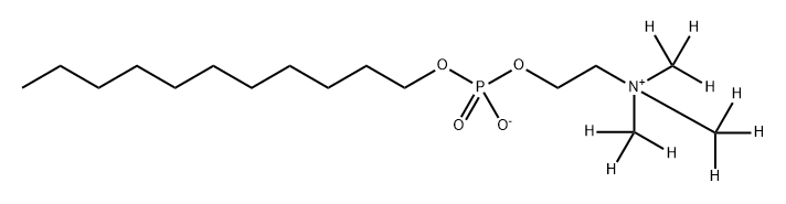 n-Undecyl Phosphocholine-d9 Structure