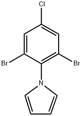 1-(2,6-dibromo-4-chlorophenyl)-1H-pyrrole Structure