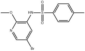 N-(5-Bromo-2-methoxy-3-pyridinyl)-4-methylbenzenesulfonamide Structure