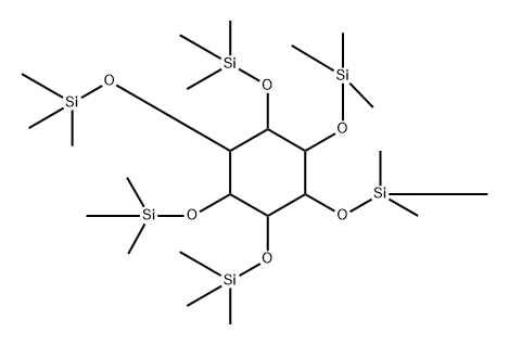 1-O,2-O,3-O,4-O,5-O,6-O-Hexakis(trimethylsilyl)-scyllo-inositol 구조식 이미지