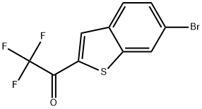 1-(6-Bromobenzo[b]thiophen-2-yl)-2,2,2-trifluoroethanone Structure
