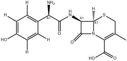 Cefadroxil-d4 (trifluoroacetate salt) Structure