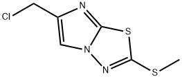 6-(chloromethyl)-2-(methylthio)imidazo[2,1-b][1,3,4]thiadiazole 구조식 이미지