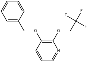 3-(Phenylmethoxy)-2-(2,2,2-trifluoroethoxy)pyridine Structure