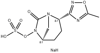 sodium (2S,5R)-2-(5-methyl-1,2,4-oxadiazol-3-yl)-7-oxo-1,6-diazabicyclo[3.2.1]octan-6-yl sulfate Structure