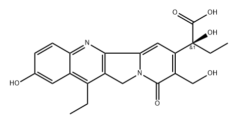 Irinotecan Hydroxyl Acid 구조식 이미지
