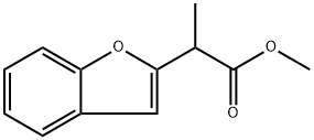 2-Benzofuranacetic acid, α-methyl-, methyl ester Structure