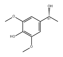 Benzenemethanol, 4-hydroxy-3,5-dimethoxy-α-methyl-, (αR)- Structure