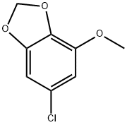 6-Chloro-4-methoxy-1,3-benzodioxole Structure