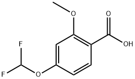 4-(difluoromethoxy)-2-methoxybenzoic acid Structure