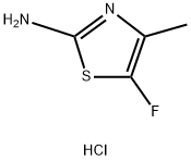 5-Fluoro-4-methyl-1,3-thiazol-2-amine hydrochloride Structure